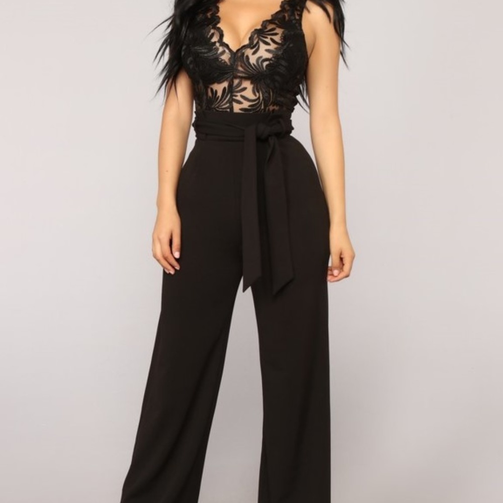 Fashion Nova Black Jumpsuit